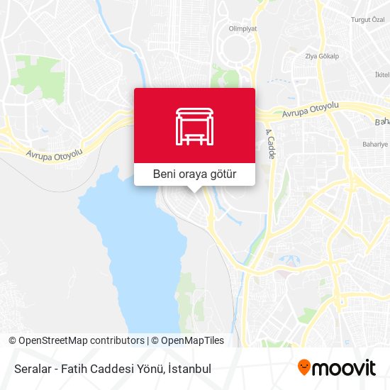 Seralar - Fatih Caddesi Yönü harita