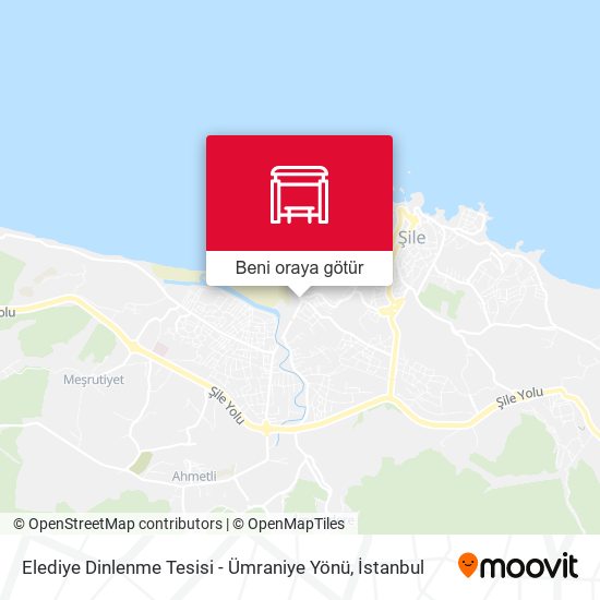 Elediye Dinlenme Tesisi - Ümraniye Yönü harita