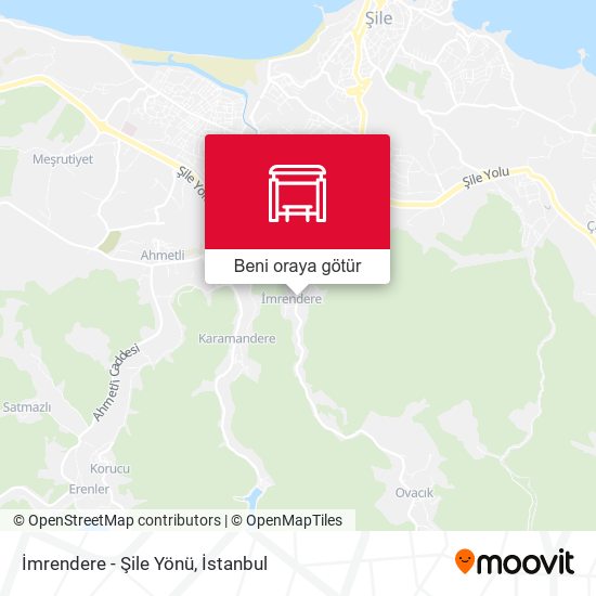 İmrendere - Şile Yönü harita