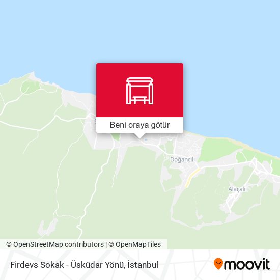 Firdevs Sokak - Üsküdar Yönü harita