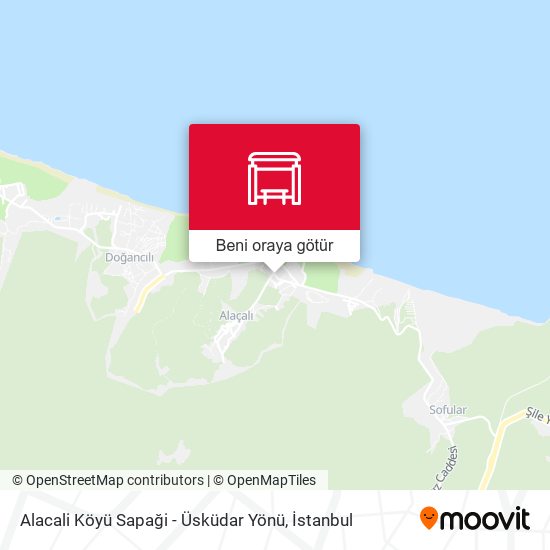 Alacali Köyü Sapaği - Üsküdar Yönü harita