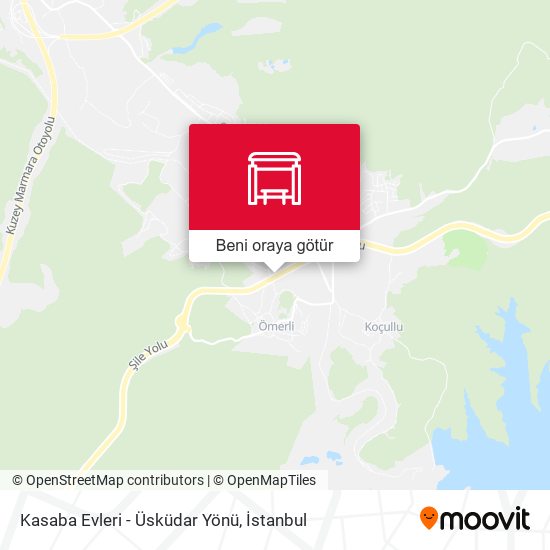 Kasaba Evleri - Üsküdar Yönü harita