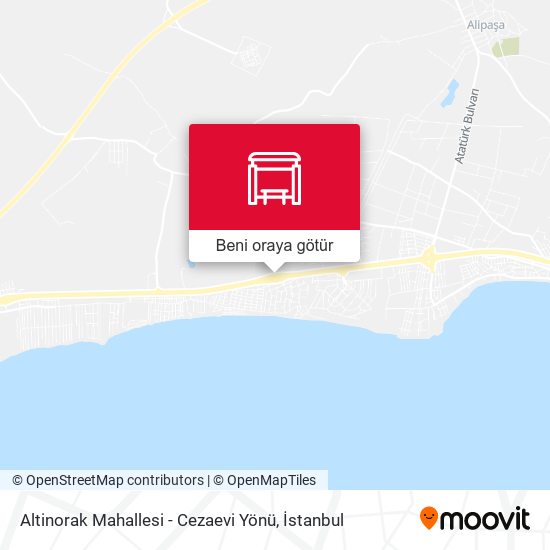 Altinorak Mahallesi - Cezaevi Yönü harita