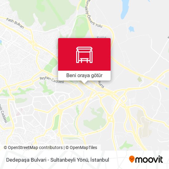 Dedepaşa Bulvari - Sultanbeyli Yönü harita