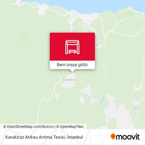 Karakiraz Atıksu Arıtma Tesisi harita