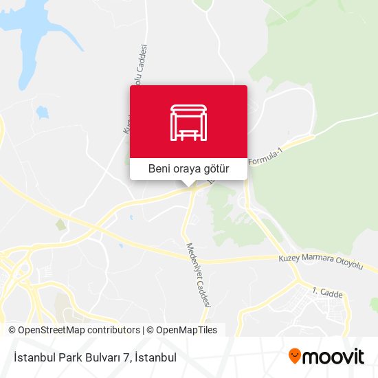 İstanbul Park Bulvarı 7 harita