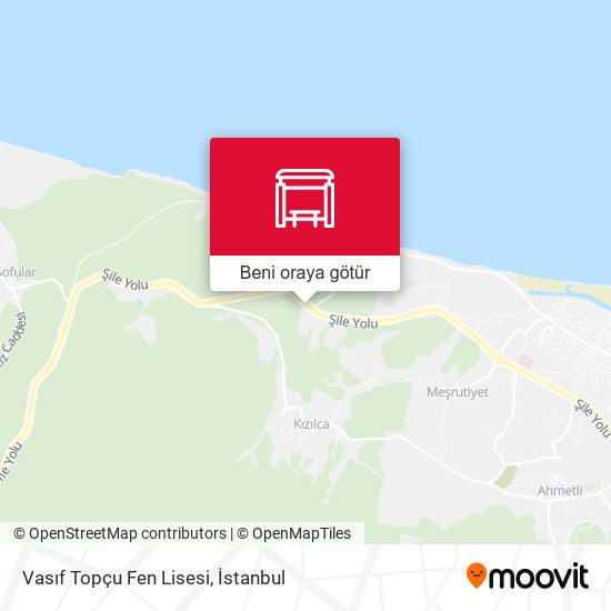 Vasıf Topçu Fen Lisesi harita