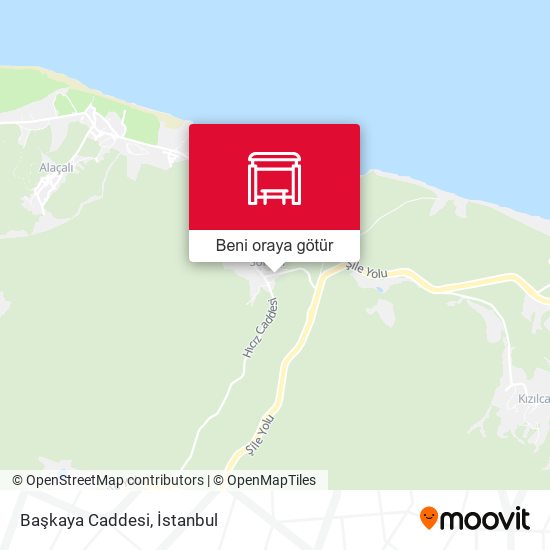 Başkaya Caddesi harita