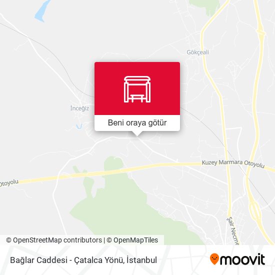 Bağlar Caddesi - Çatalca Yönü harita