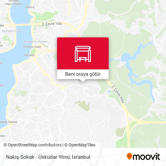 Nakiş Sokak - Üsküdar Yönü harita