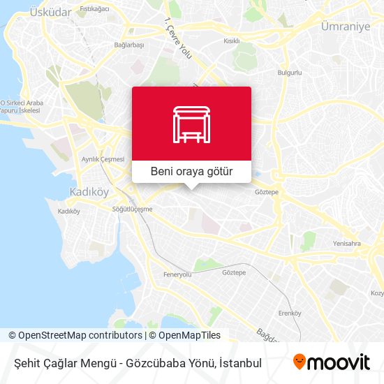 Şehit Çağlar Mengü - Gözcübaba Yönü harita