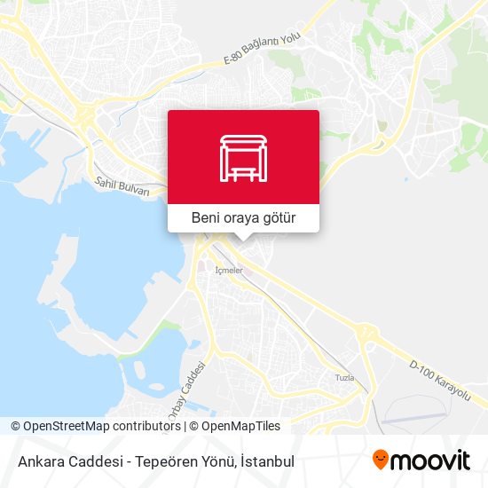 Ankara Caddesi - Tepeören Yönü harita