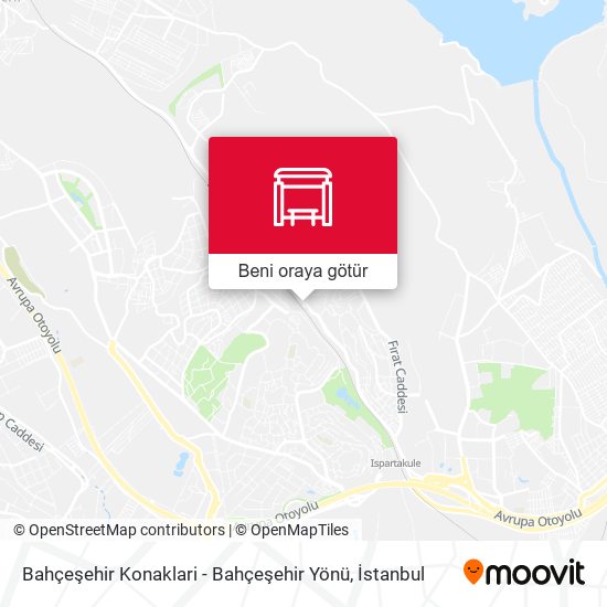 Bahçeşehir Konaklari - Bahçeşehir Yönü harita