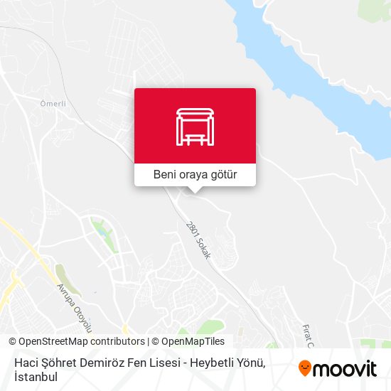 Haci Şöhret Demiröz Fen Lisesi - Heybetli Yönü harita