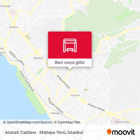 Atatürk Caddesi - Maltepe Yönü harita