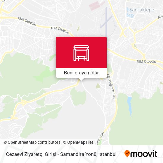 Cezaevi Ziyaretçi Girişi - Samandira Yönü harita