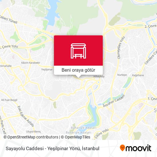 Sayayolu Caddesi - Yeşilpinar Yönü harita