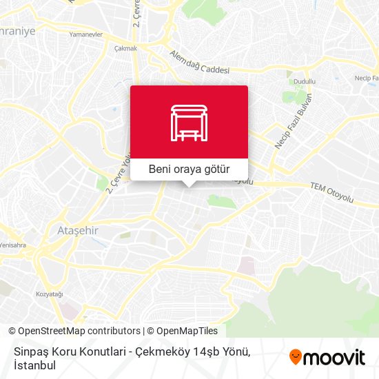 Sinpaş Koru Konutlari - Çekmeköy 14şb Yönü harita