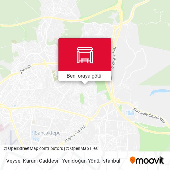 Veysel Karani Caddesi - Yenidoğan Yönü harita