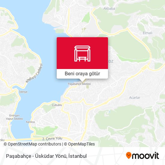 Paşabahçe - Üsküdar Yönü harita