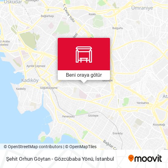 Şehit Orhun Göytan - Gözcübaba Yönü harita