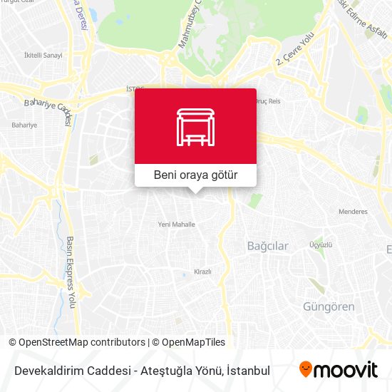 Devekaldirim Caddesi - Ateştuğla Yönü harita