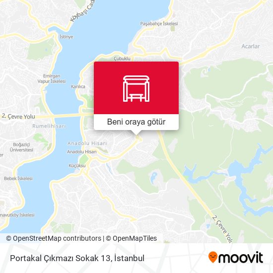 Portakal Çıkmazı Sokak 13 harita