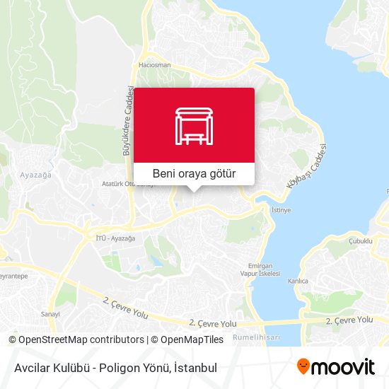 Avcilar Kulübü - Poligon Yönü harita
