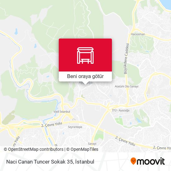 Naci Canan Tuncer Sokak 35 harita