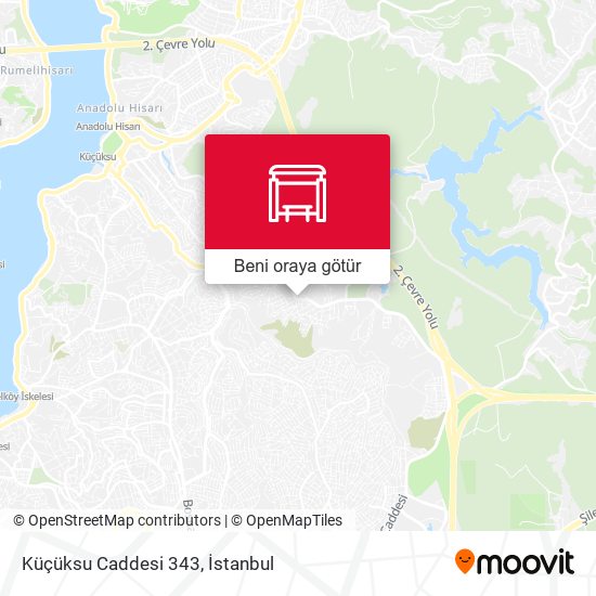 Küçüksu Caddesi 343 harita