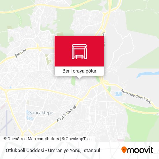 Otlukbeli Caddesi - Ümraniye Yönü harita
