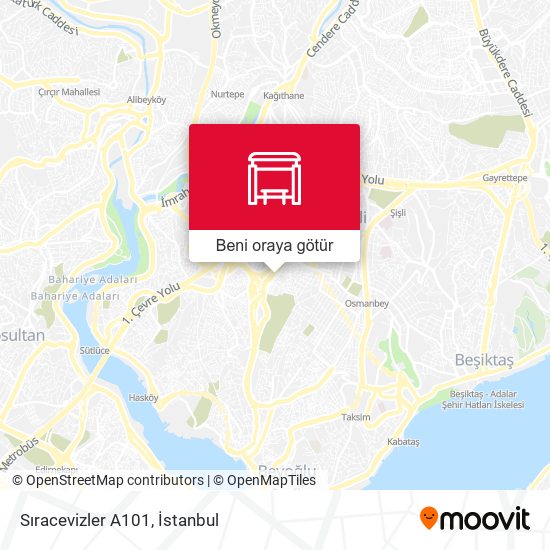 Sıracevizler A101 harita