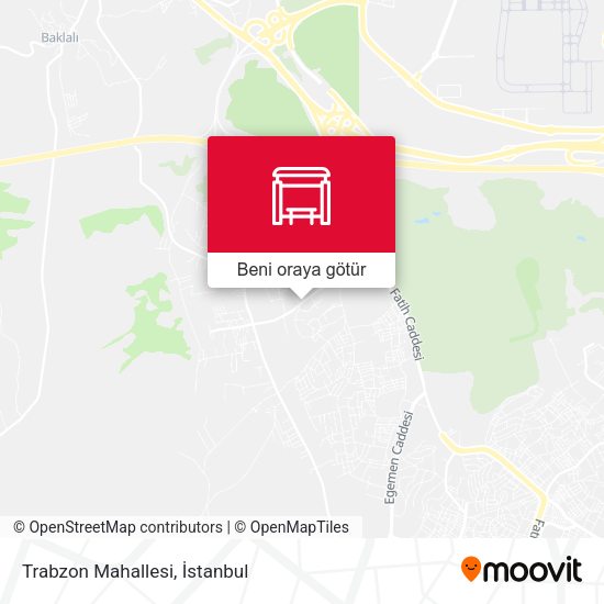 Trabzon Mahallesi harita