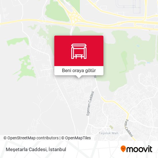 Meşetarla Caddesi harita