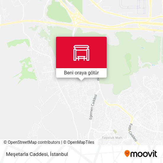 Meşetarla Caddesi harita