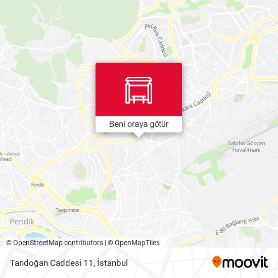 Tandoğan Caddesi 11 harita