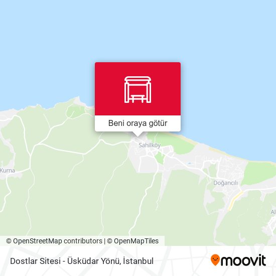 Dostlar Sitesi - Üsküdar Yönü harita