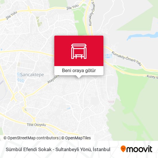 Sümbül Efendi Sokak - Sultanbeyli Yönü harita