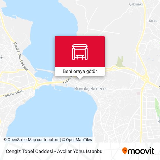Cengiz Topel Caddesi - Avcilar Yönü harita