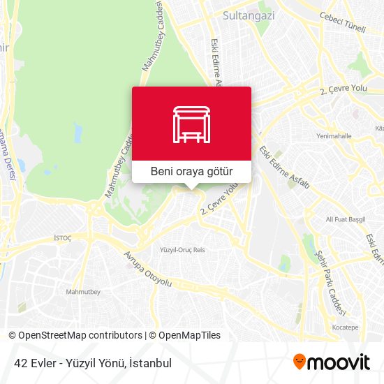 42 Evler - Yüzyil Yönü harita
