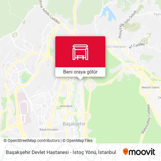 Başakşehir Devlet Hastanesi - İstoç Yönü harita
