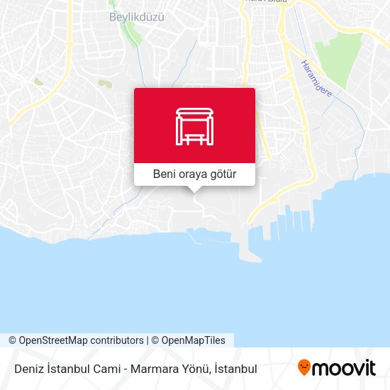 Deniz İstanbul Cami - Marmara Yönü harita