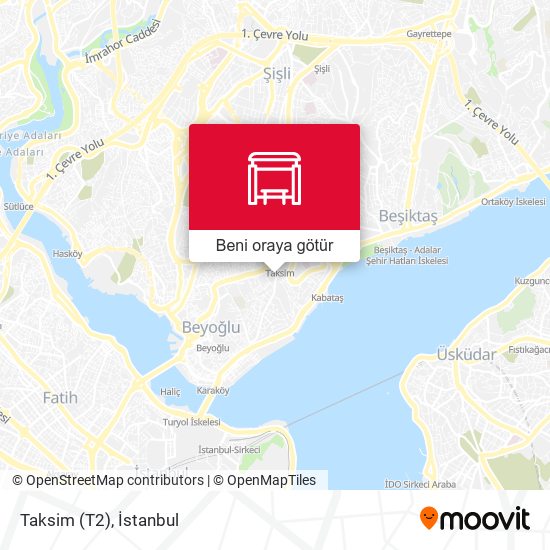 Taksim (T2) harita