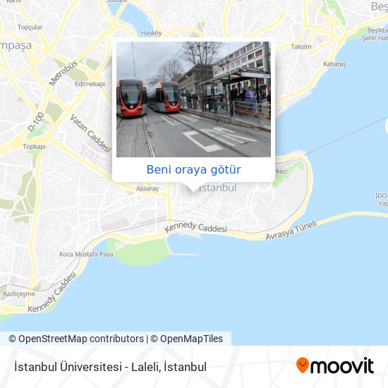 İstanbul Üniversitesi - Laleli harita