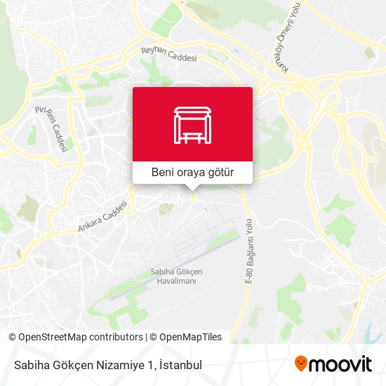 Sabiha Gökçen Nizamiye 1 harita