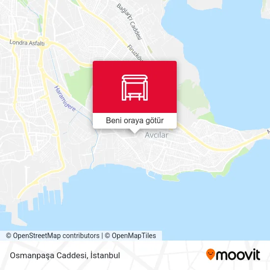 Osmanpaşa Caddesi harita