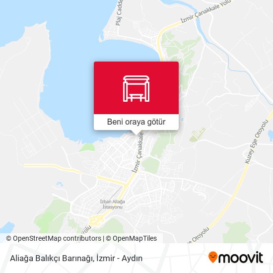 Aliağa Balıkçı Barınağı harita