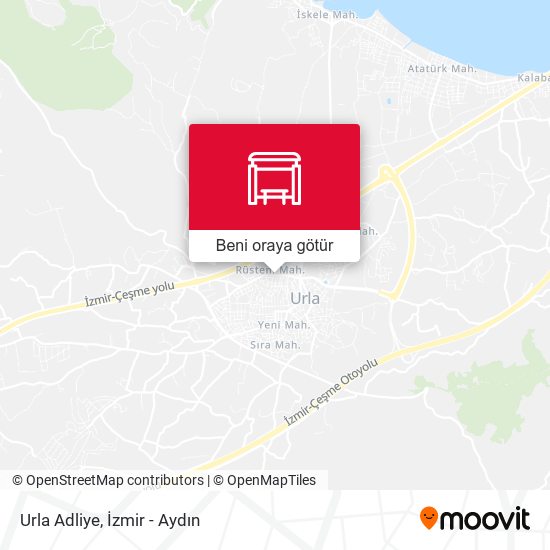 Urla Adliye harita