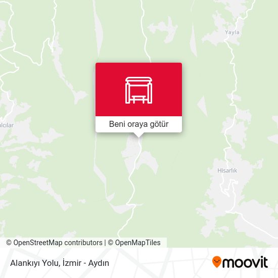Alankıyı Yolu harita