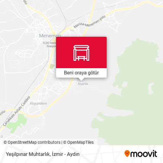 Yeşilpınar Muhtarlık harita